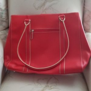 Wilson's leather tote red